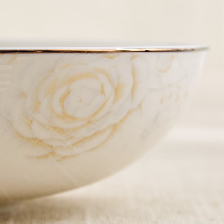 Altius Amaryllis Bone China Floral Print Deep Dish - 700ml