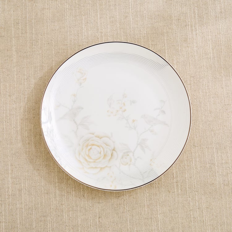 Altius Amaryllis Bone China Floral Print Side Plate - 20cm