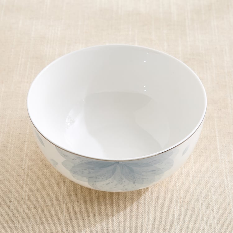 Altius Mirage Bone China Floral Print Cereal Bowl - 550ml