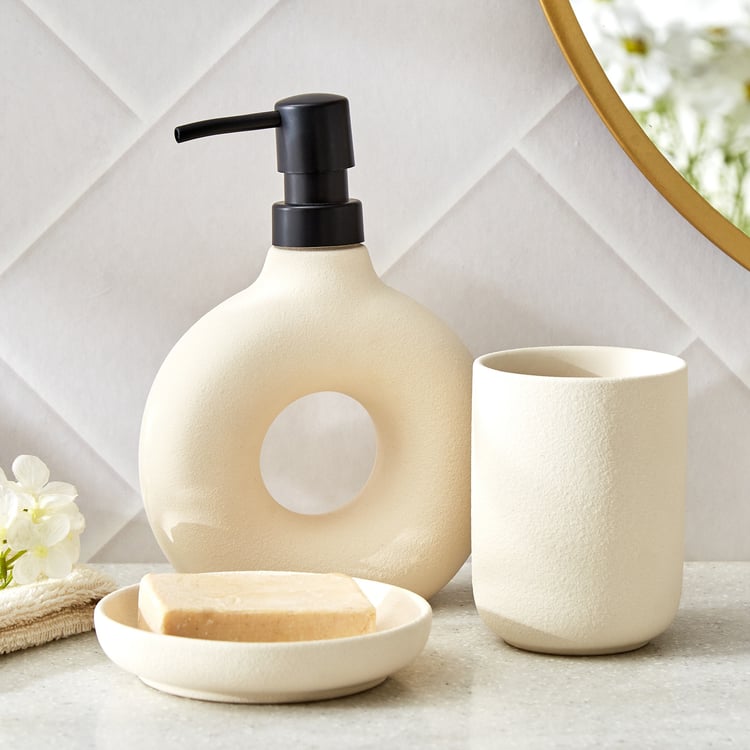 Nova Ecliptic Saga Leon Ceramic Soap Dispenser - 380ml
