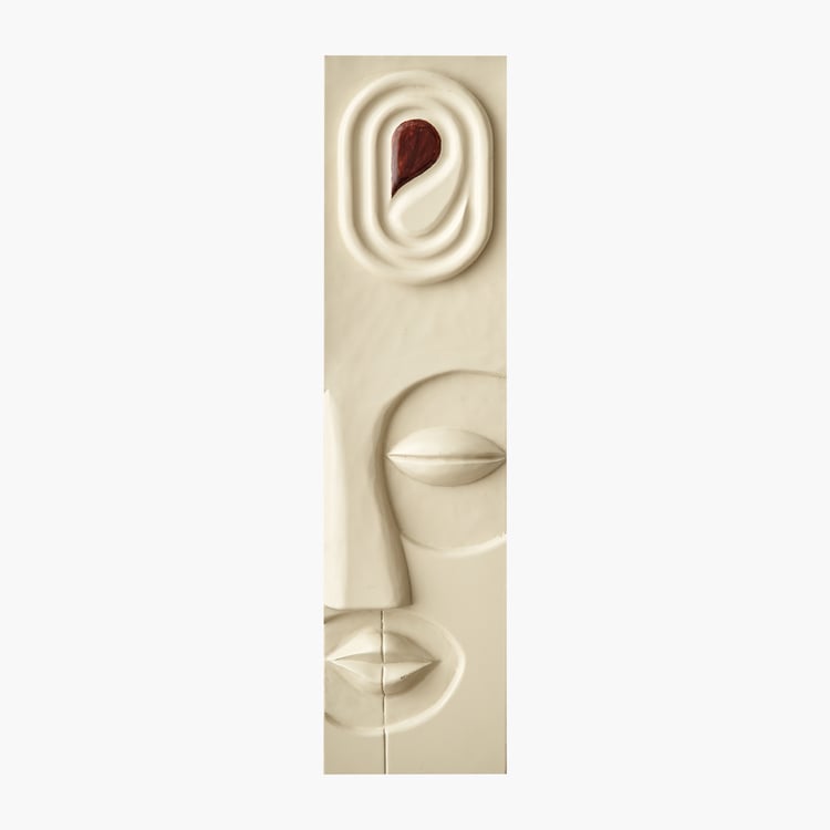 Panorama Aztec Set of 3 Wooden Tribal Face Wall Decor