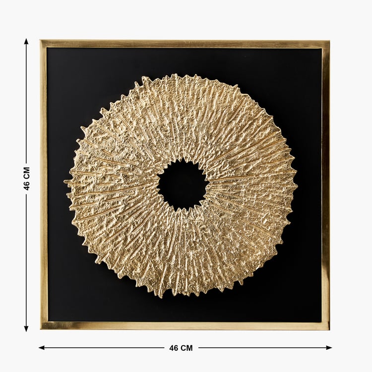 Panorama Flare Metal Sun Decorative Wall Accent