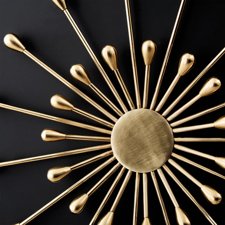 Panorama Flare Metal Beaded Decorative Wall Accent