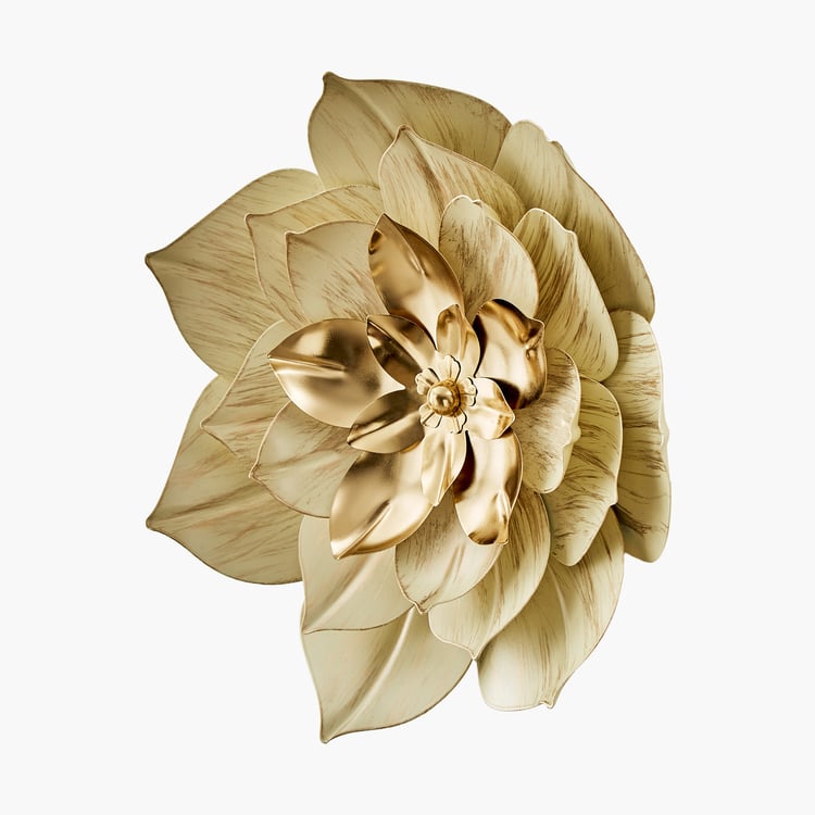 Panorama Glitz Set of 3 Metal Decorative Floral Wall Arts