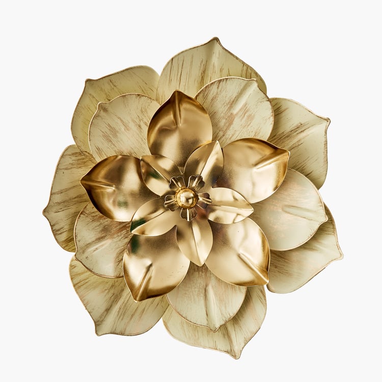 Panorama Glitz Set of 3 Metal Decorative Floral Wall Arts