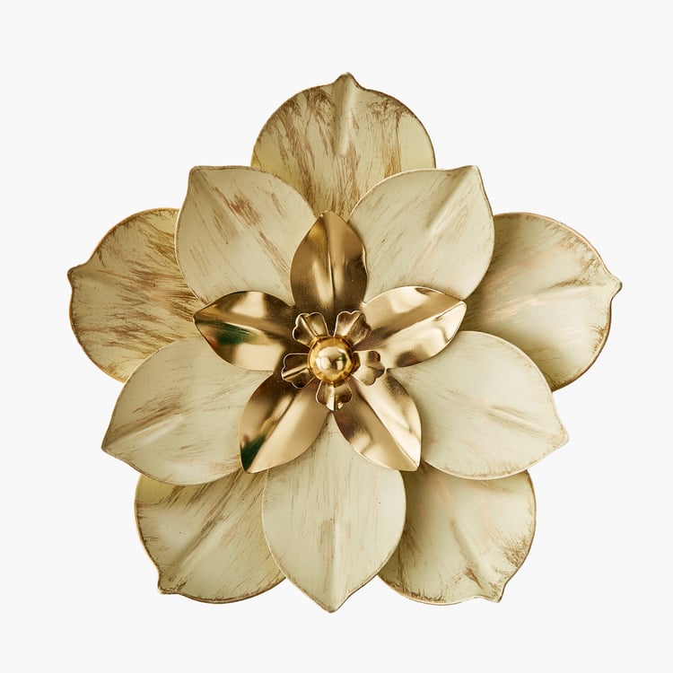 Panorama Glitz Set of 3 Metal Decorative Floral Wall Arts
