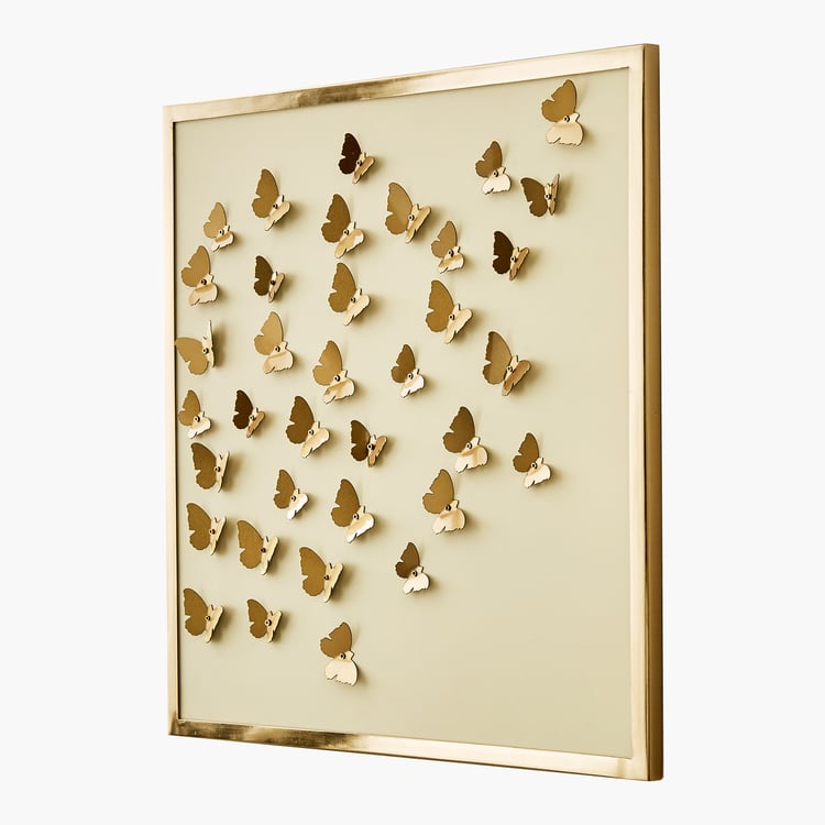 Panorama Glitz Metal Butterfly Wall Accent