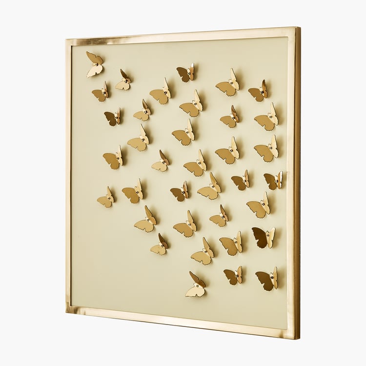Panorama Glitz Metal Butterfly Wall Accent
