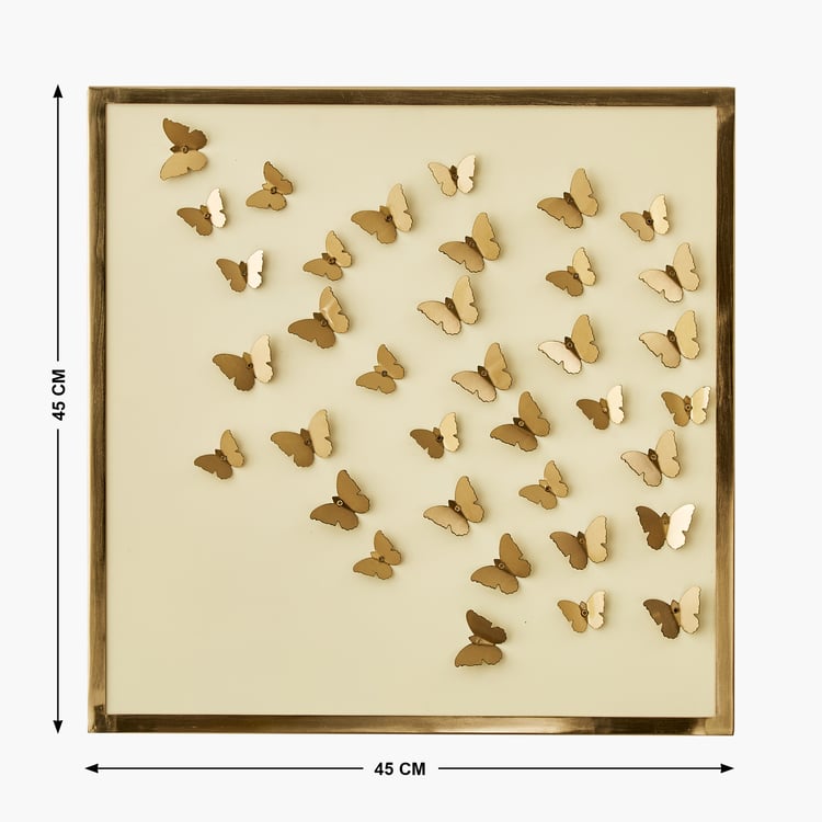 Panorama Glitz Metal Butterfly Wall Accent