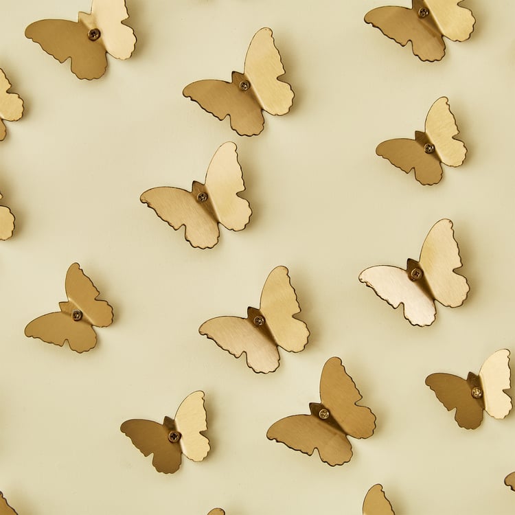 Panorama Glitz Metal Butterfly Wall Accent