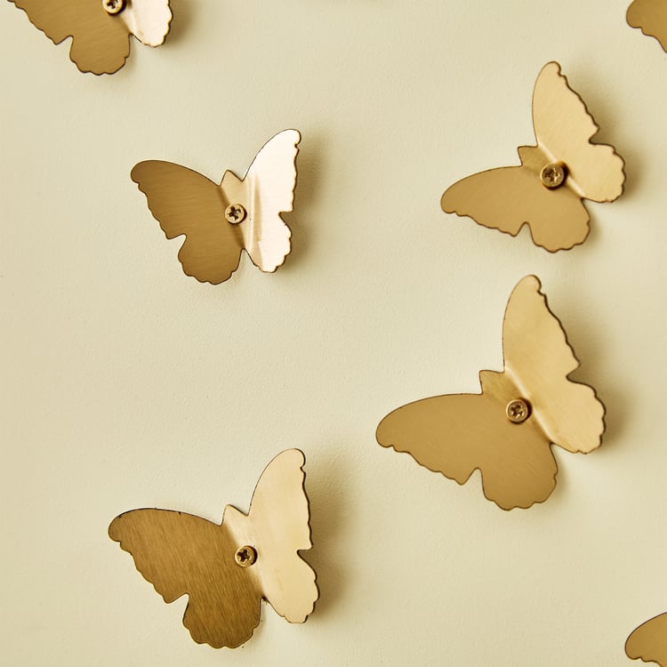 Panorama Glitz Metal Butterfly Wall Accent