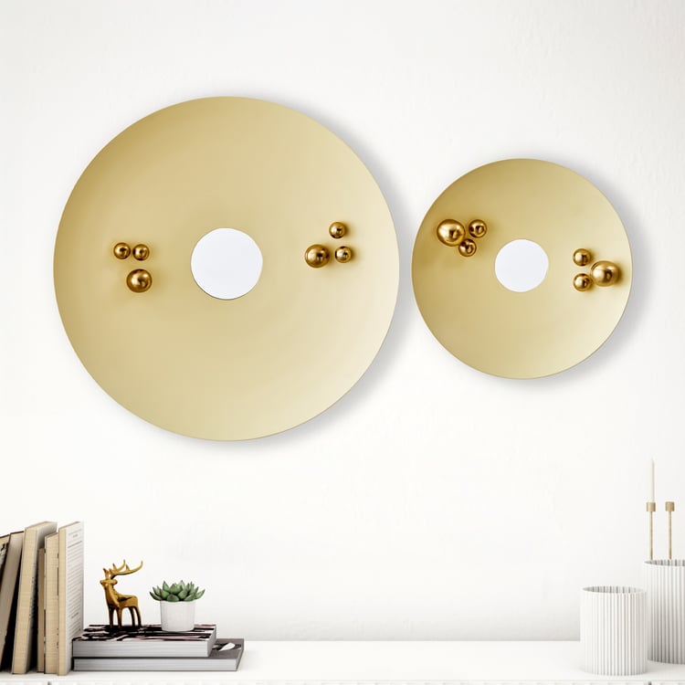 Panorama Glitz Set of 2 Metal Wall Accent