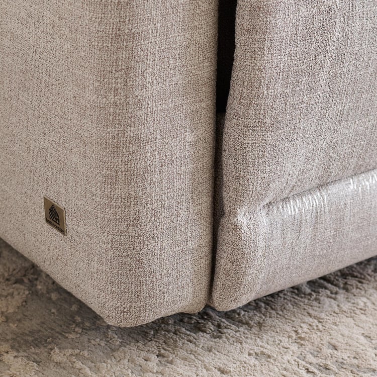 Lambert Fabric 3-Seater Recliner - Beige