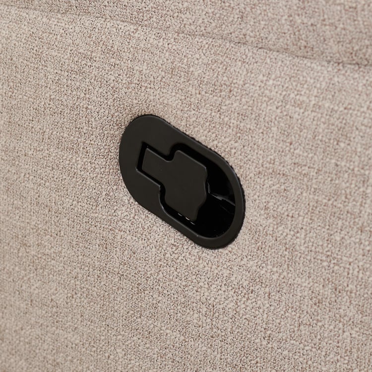 Lambert Fabric 3-Seater Recliner - Beige
