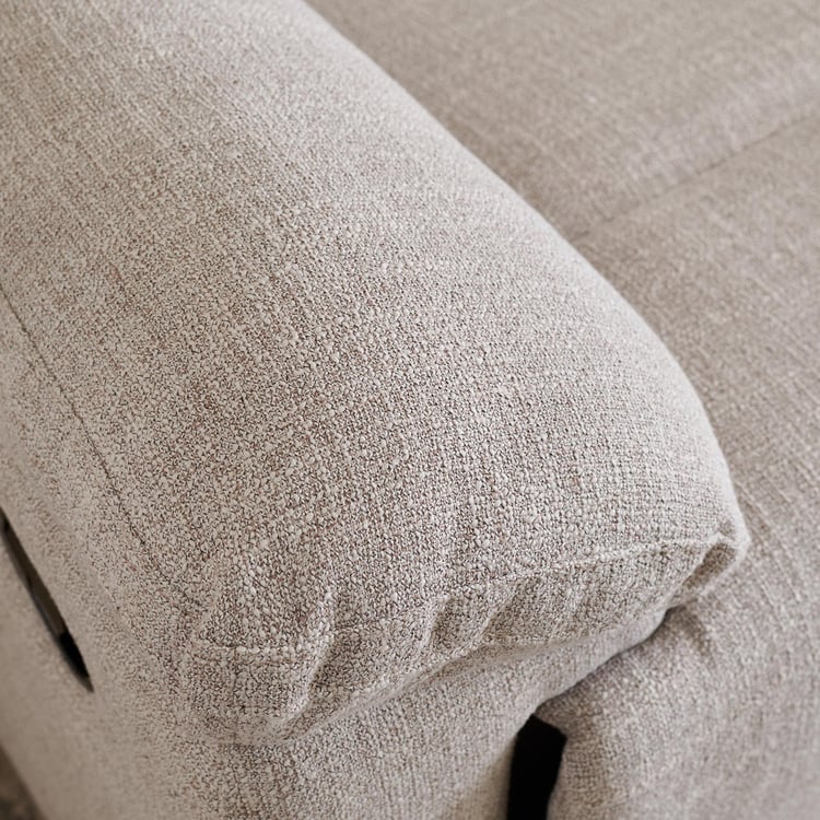Lambert Fabric 3-Seater Recliner - Beige