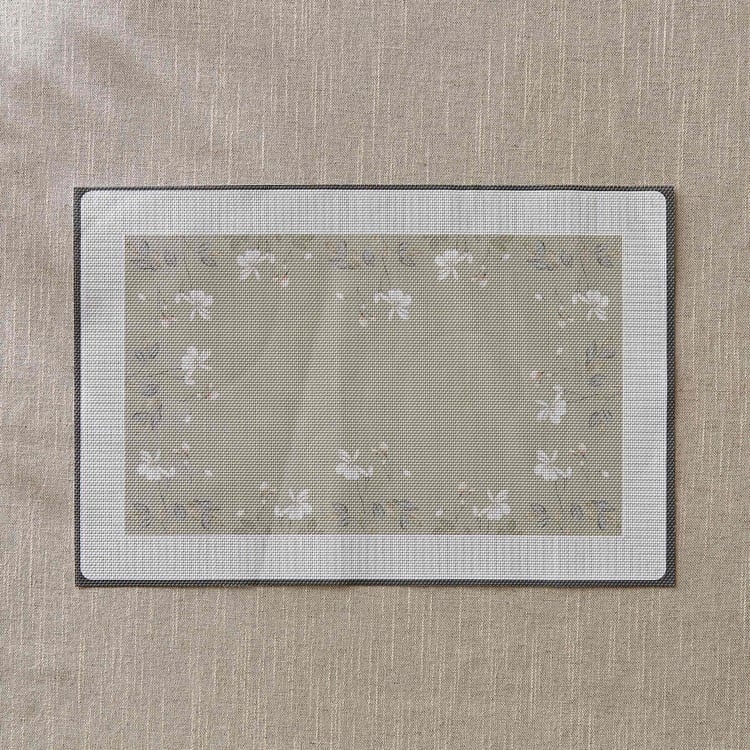 Mandarin Botanica PVC Floral Print Placemat