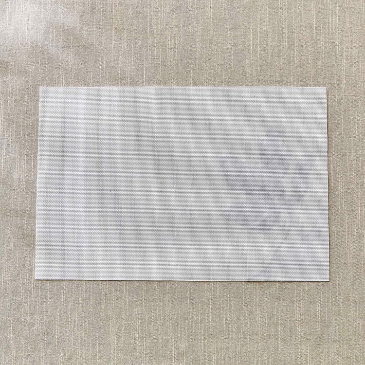 Mandarin Ecliptic PVC Floral Print Placemat