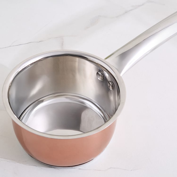 Lisbon Peony Stainless Steel Milk Pan - 800ml