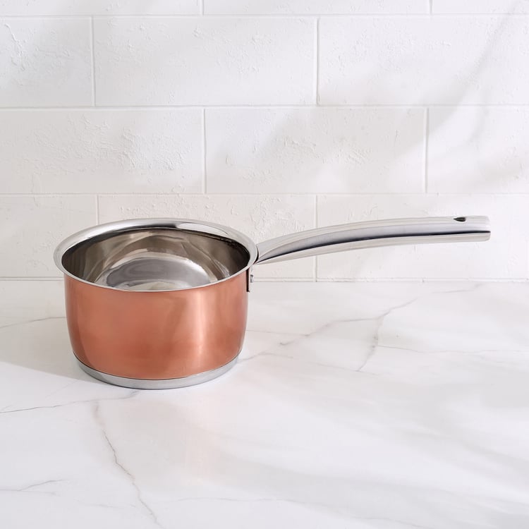 Lisbon Peony Stainless Steel Milk Pan - 1.5L