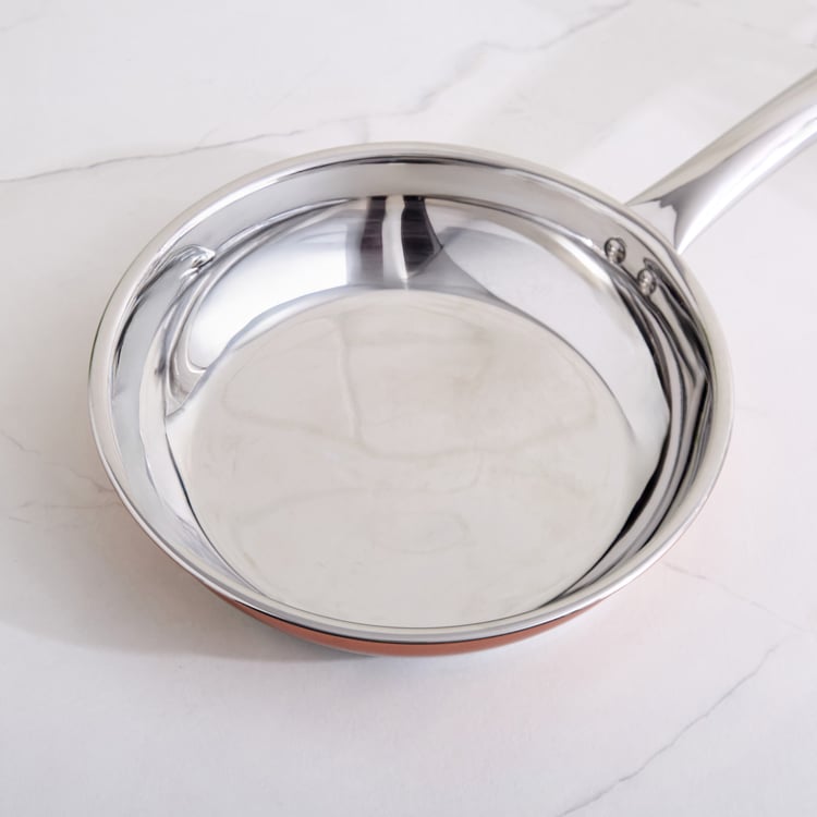 Lisbon Peony Stainless Steel Frying Pan - 26cm