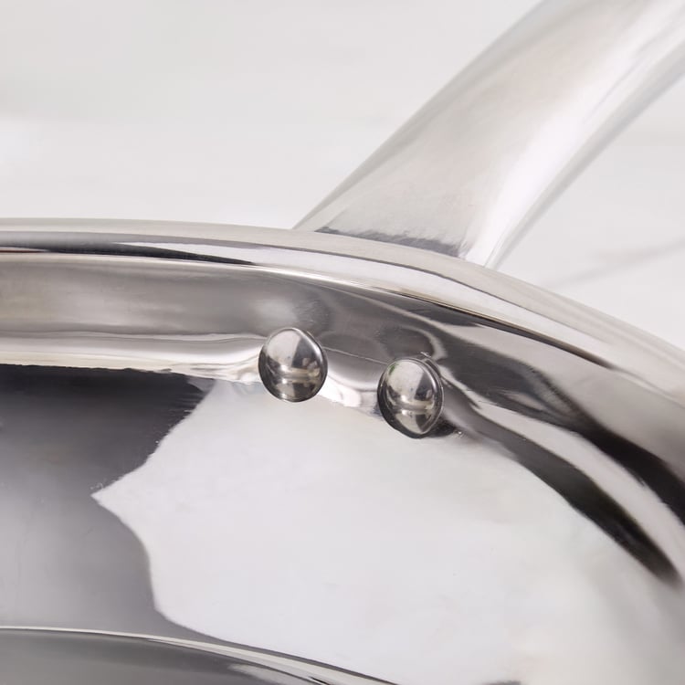 Lisbon Peony Stainless Steel Frying Pan - 26cm