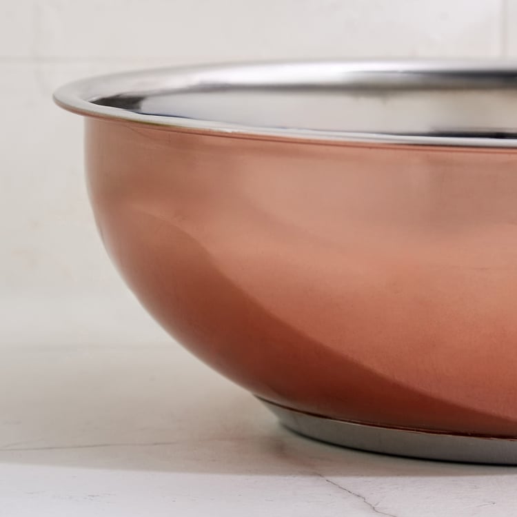 Lisbon Peony Stainless Steel Wok - 3.9L