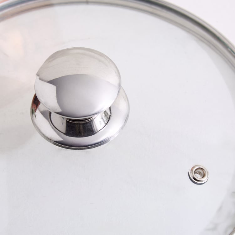Lisbon Peony Stainless Steel Casserole with Lid - 3.7L