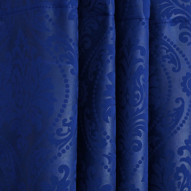 CORTINA Set of 2 Printed Light Filtering Door Curtains - 7ft