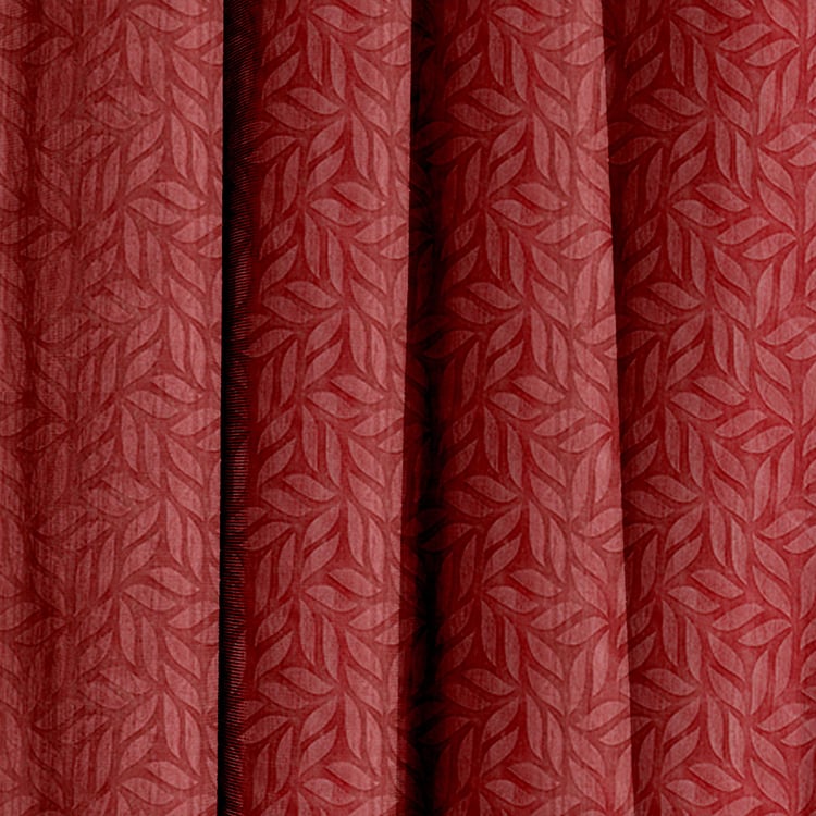CORTINA Set of 2 Printed Light Filtering Door Curtains - 7ft