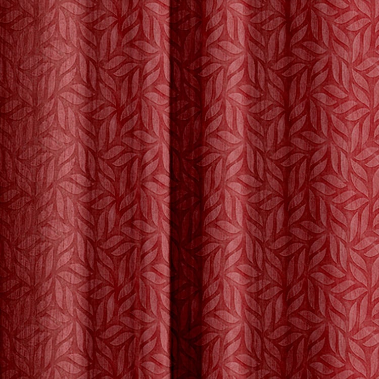 CORTINA Set of 2 Printed Light Filtering Door Curtains - 7ft