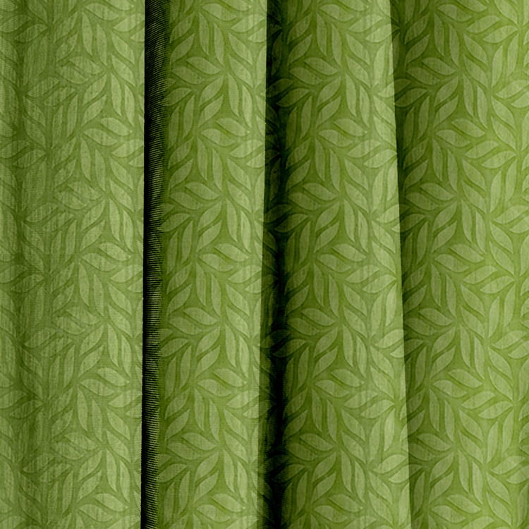 CORTINA Set of 2 Printed Light Filtering Door Curtains - 7ft