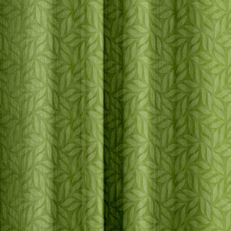 CORTINA Set of 2 Printed Light Filtering Door Curtains - 7ft
