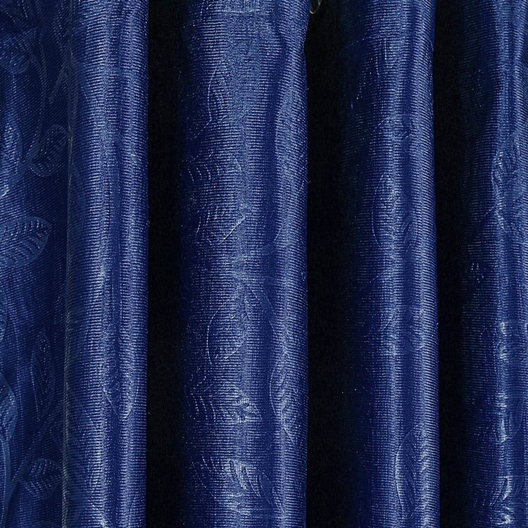 CORTINA Set of 2 Printed Light Filtering Door Curtains - 7ft