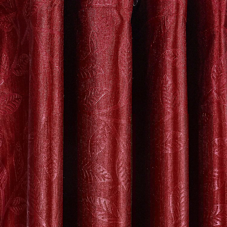 CORTINA Set of 2 Printed Light Filtering Door Curtains - 7ft