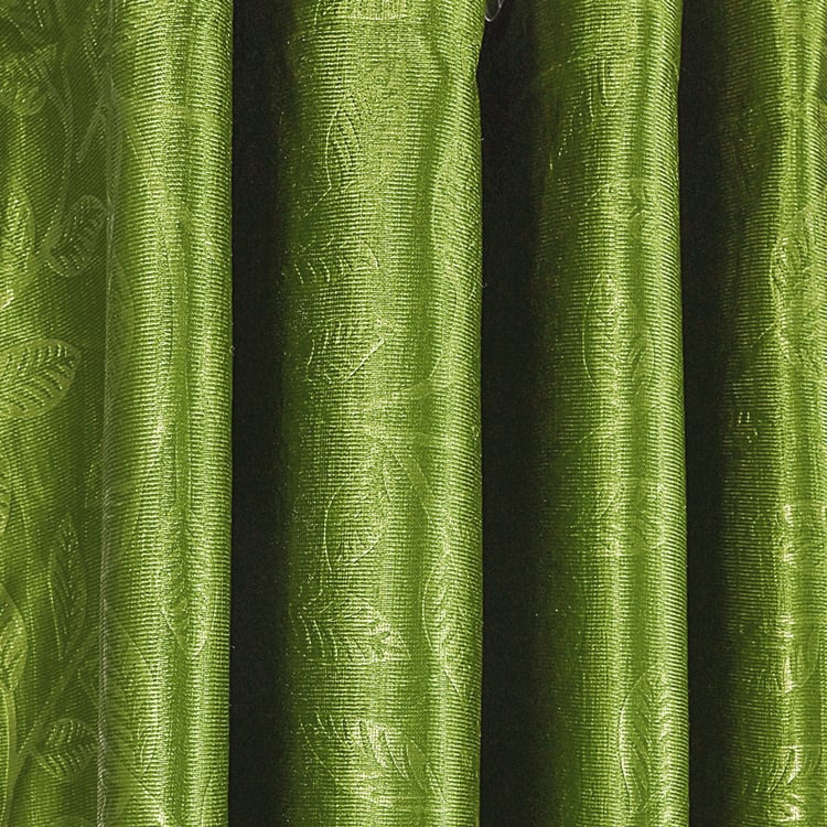 CORTINA Set of 2 Printed Light Filtering Door Curtains - 7ft