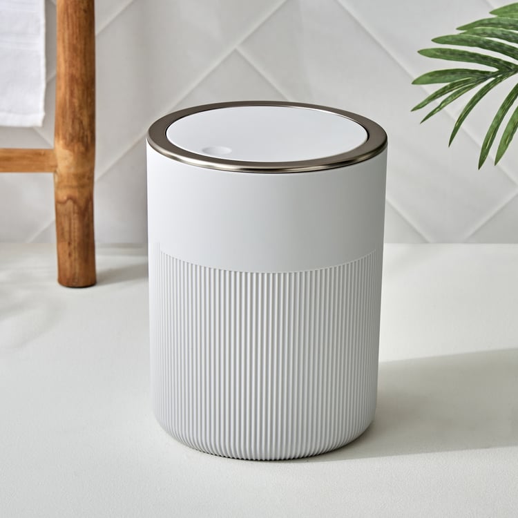 Spinel Rivera Push Waste Bin - 6L