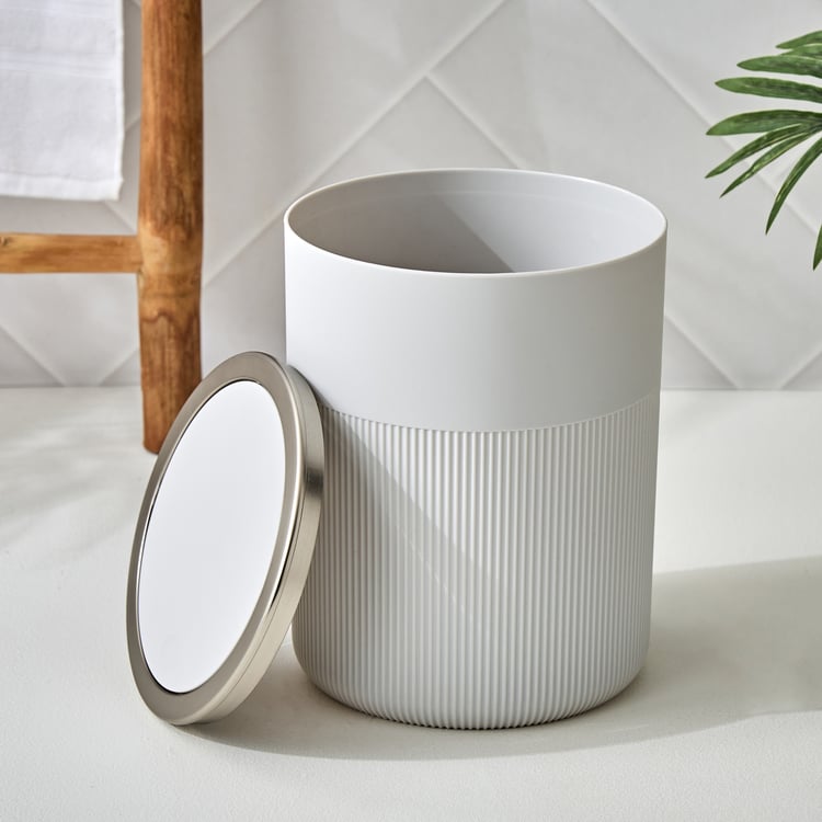 Spinel Rivera Push Waste Bin - 6L
