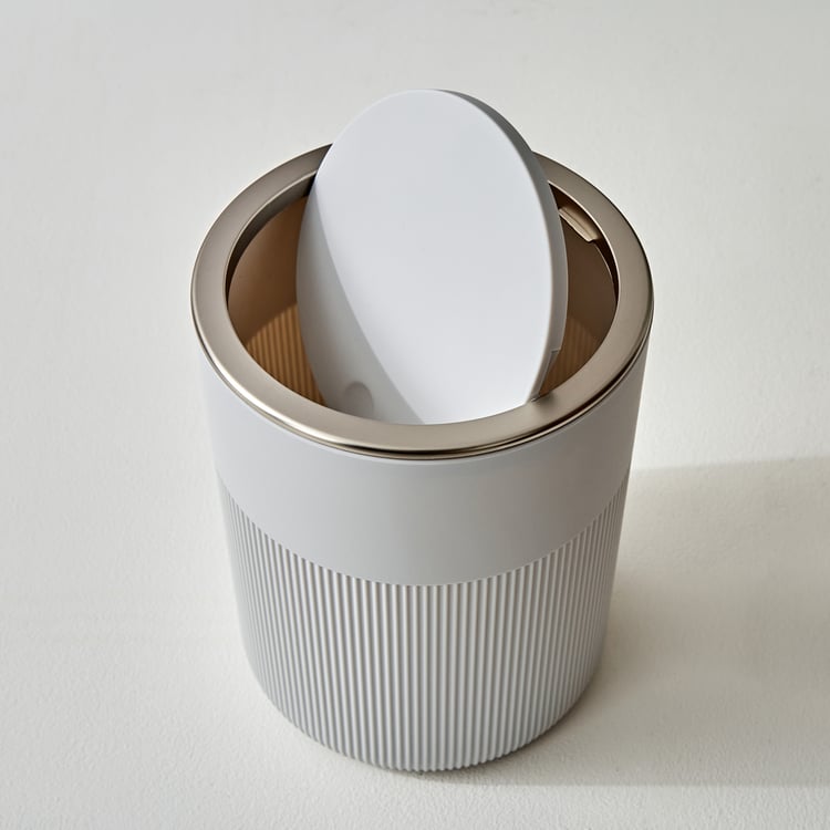 Spinel Rivera Push Waste Bin - 6L