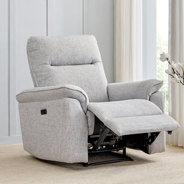 Artise Fabric 1-Seater Electric Recliner - Grey
