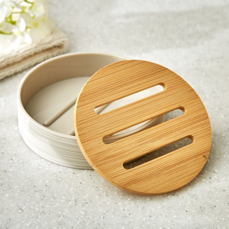 Intelio Boyle Taupe Soap Dish