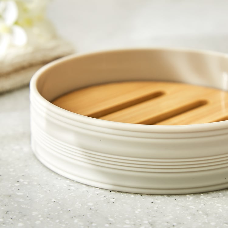 Intelio Boyle Taupe Soap Dish