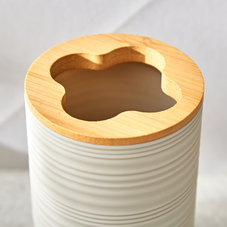 Intelio Boyle Taupe Tooth Brush Holder