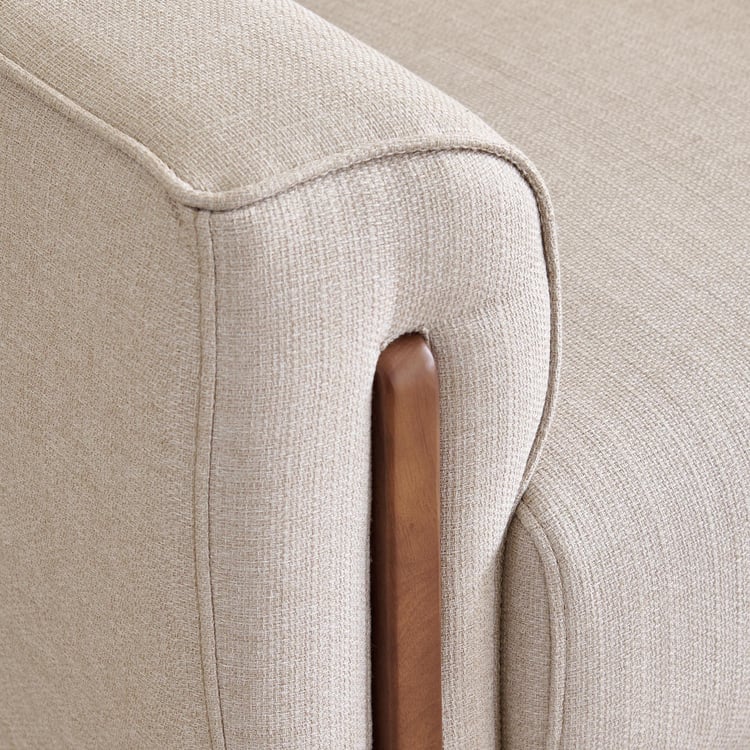 Halifax Fabric 1-Seater Sofa - Beige