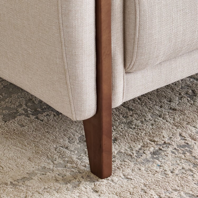 Halifax Fabric 1-Seater Sofa - Beige