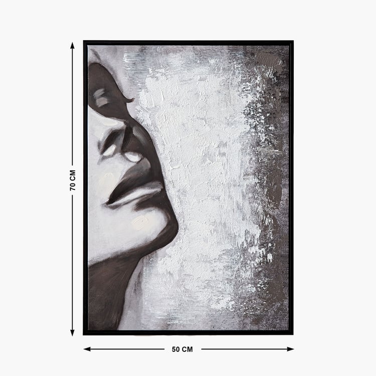 Artistry Dawn Canvas Hand Painted Face Picture Frame - 50x70cm