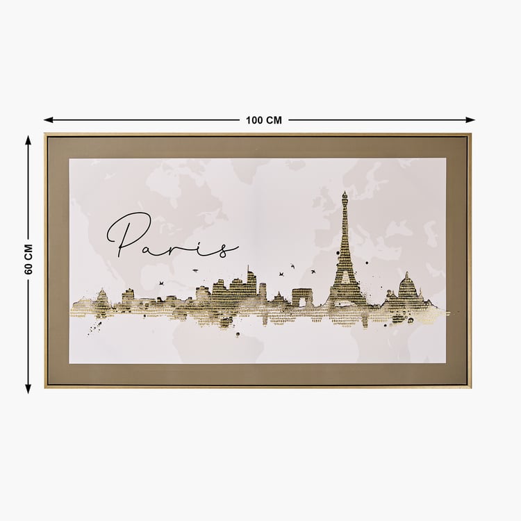 Artistry Regalia Canvas Paris Picture Frame - 100x60cm