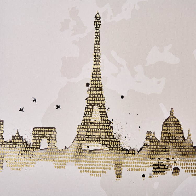 Artistry Regalia Canvas Paris Picture Frame - 100x60cm