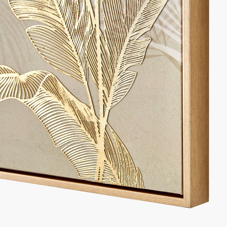 Artistry Sartora Canvas Leaf Picture Frame - 100x50cm