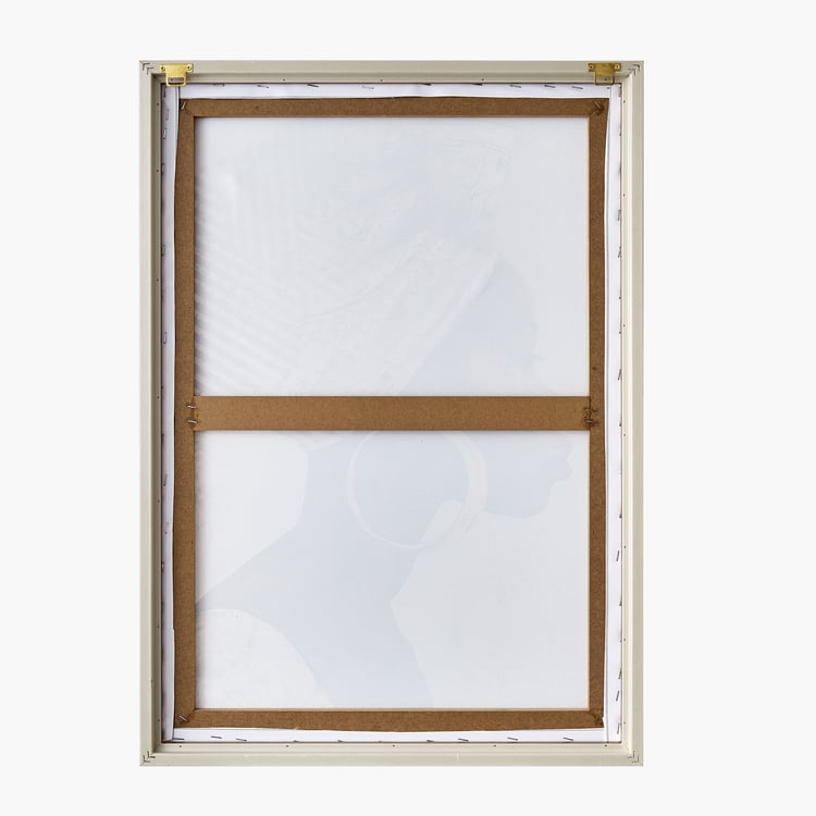 Artistry Sartora Canvas Hand Painted African Lady Picture Frame - 50x70cm