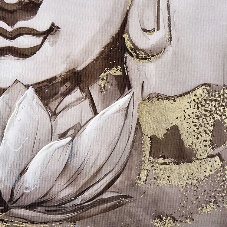 Artistry Sartora Canvas Hand Painted Buddha Picture Frame - 50x70cm